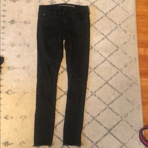 ARTICLES OF SOCIETY distressed black skinny jeans